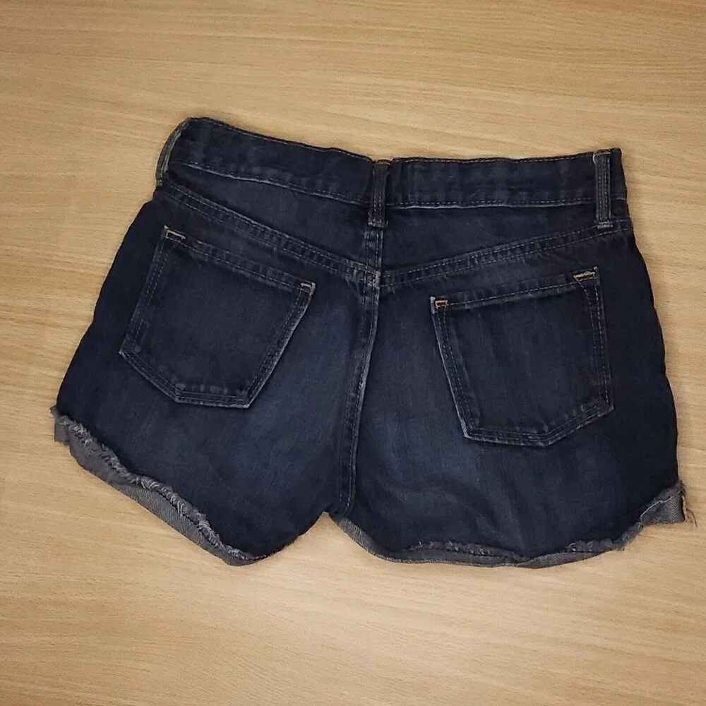 Old Navy Girls Adjustable Waist Denim Shorts 10